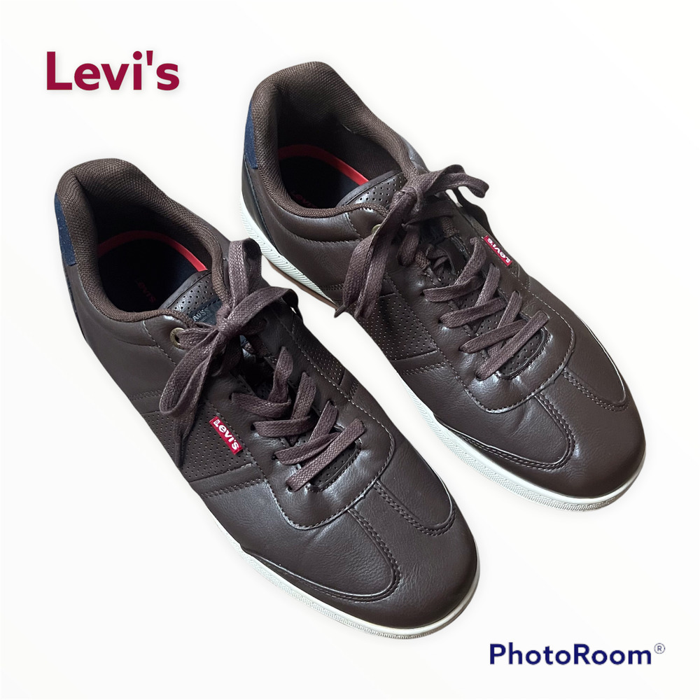 Levi's Men's Comfort Shoes Dark Brown Sz 13